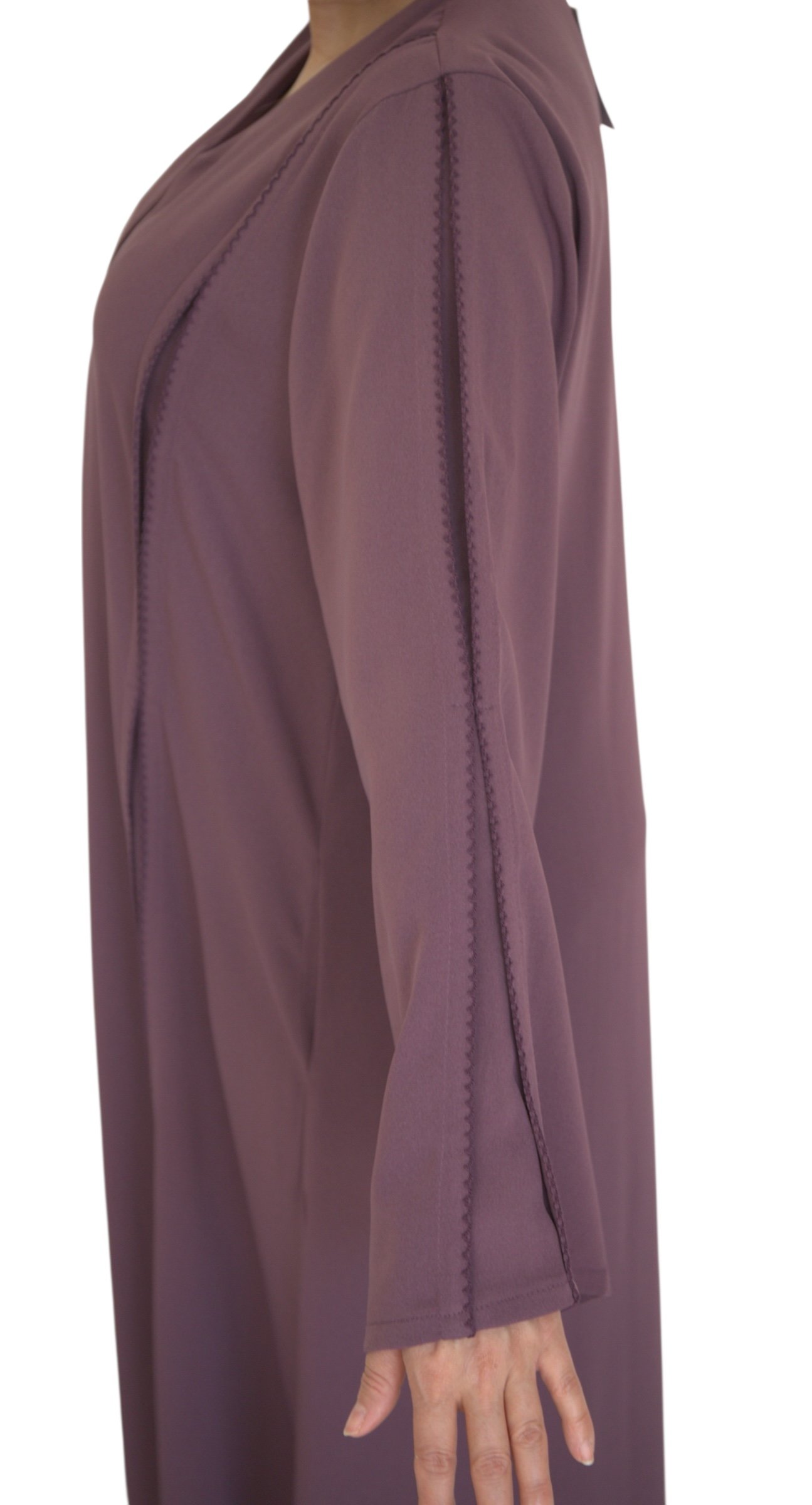 Abaya RANIA (prune,vert kaki,noir)