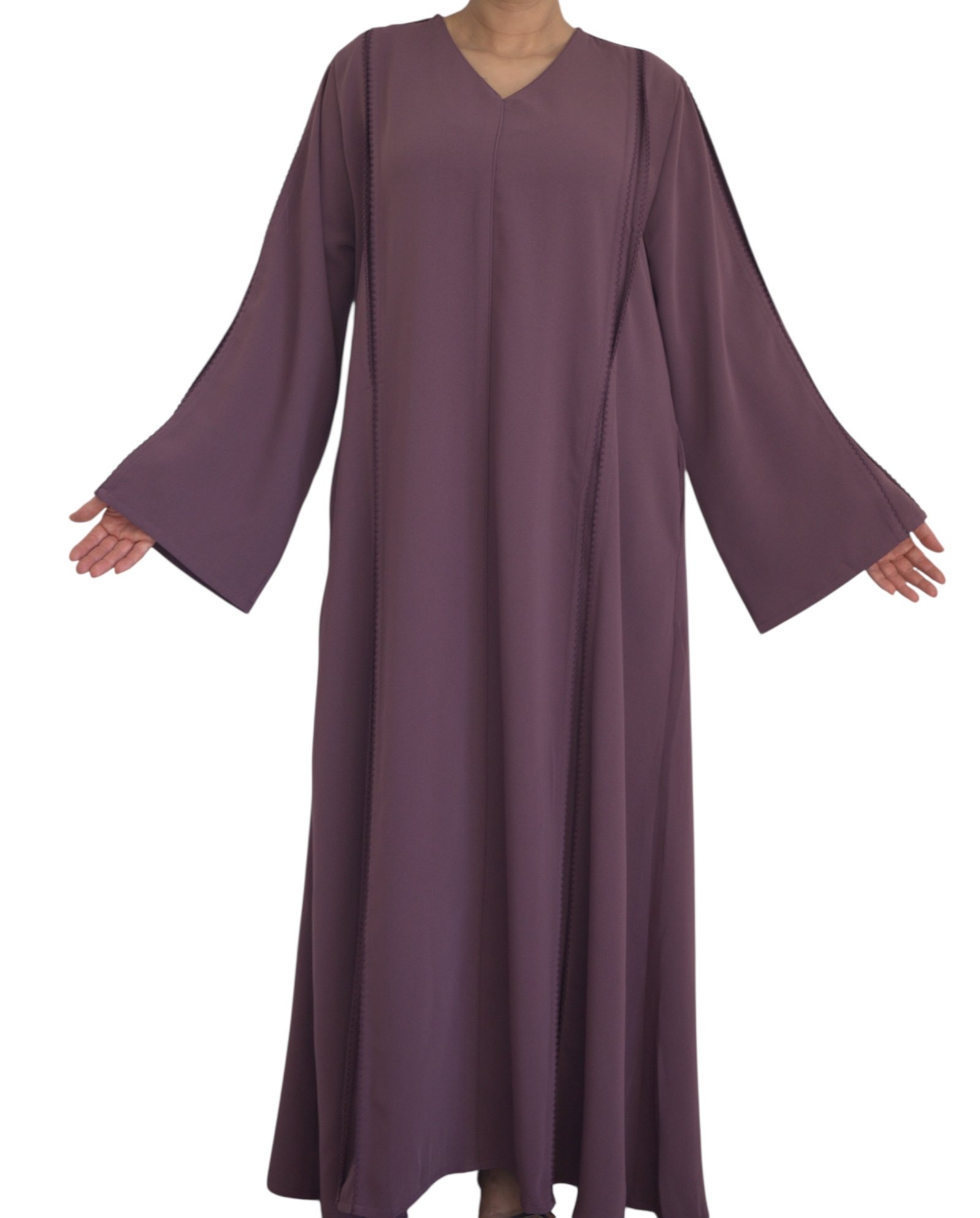 Abaya RANIA (prune,vert kaki,noir)