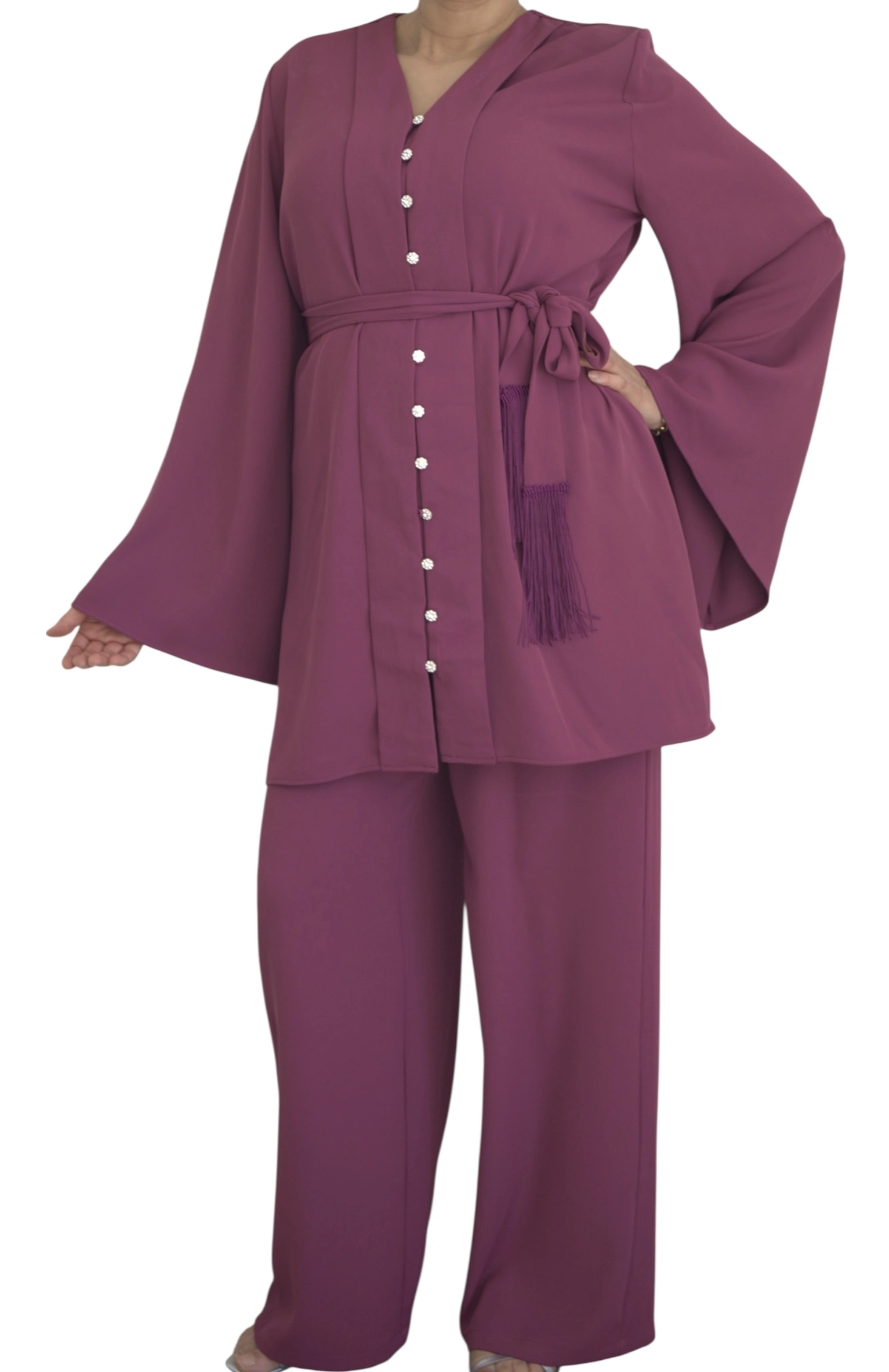 Ensemble AICHA (noir,fuschia)