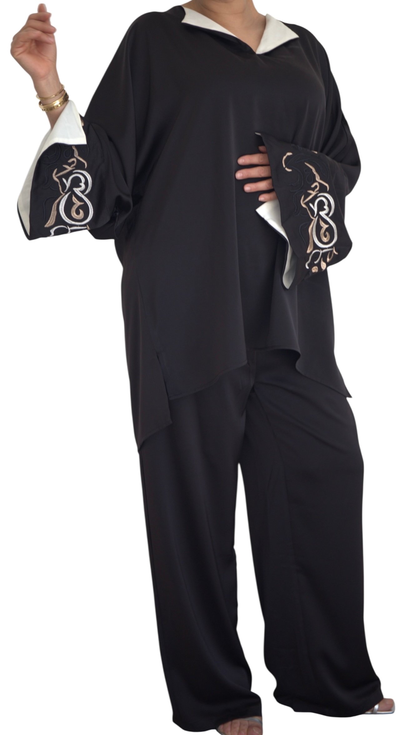 Ensemble LEILA (rose,bleu,noir)