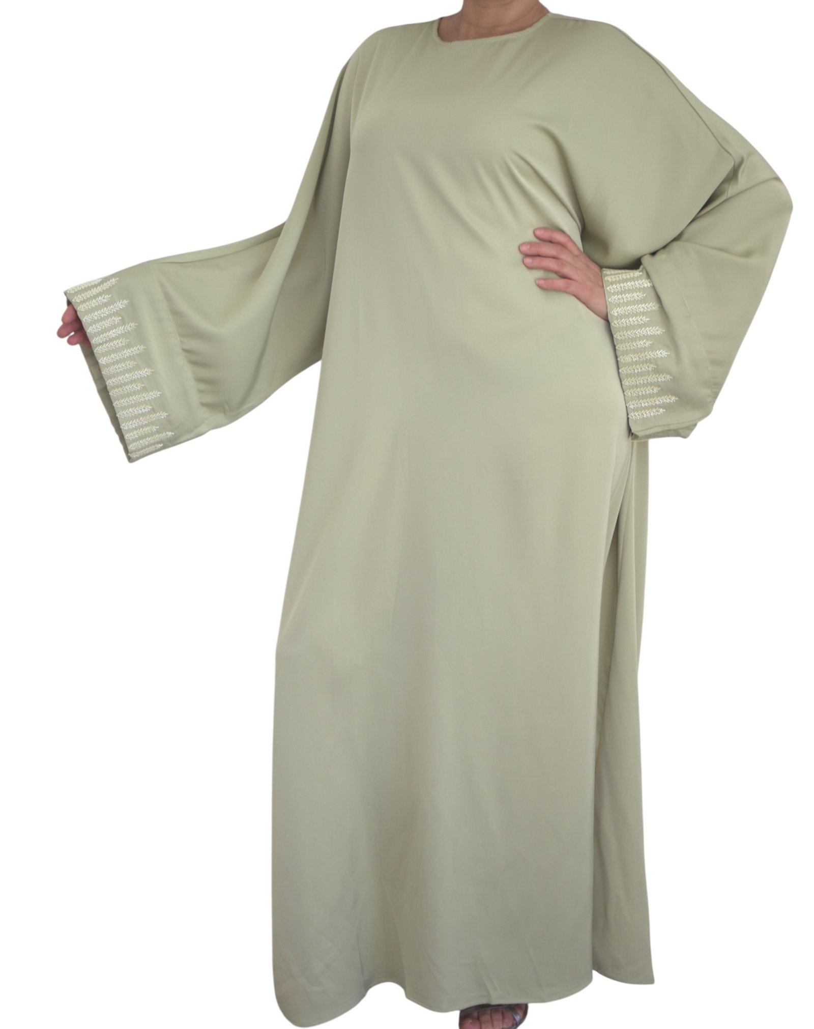 Abaya INAYA, vert clair