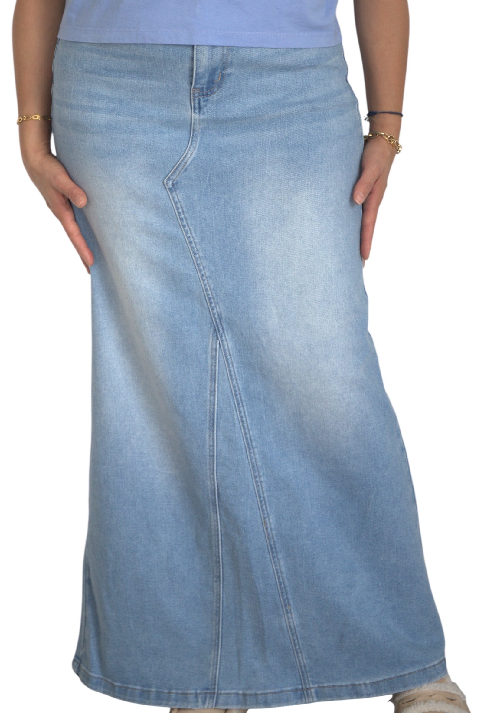 Jupe en jeans bleue clair